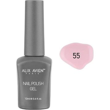 Alix Avien Nail Uv Gel Polish 55 12 ml Açık Pembe Kalıcı Oje
