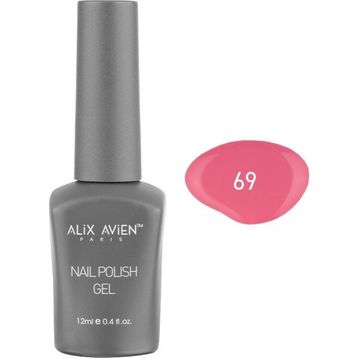 Alix Avien Nail Uv Gel Polish 69 12 ml Koyu Bej Pembe Kalıcı Oje