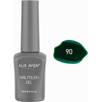 Alix Avien Ördek Yeşili Nail Uv Gel Polish 90 12 ml Kalıcı Oje