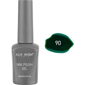 Alix Avien Ördek Yeşili Nail Uv Gel Polish 90 12 ml Kalıcı Oje