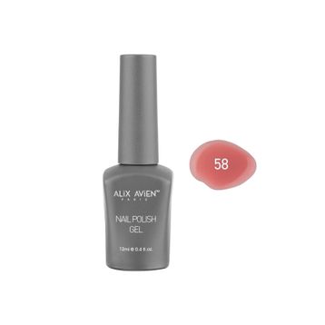 Alix Avien Pembe Nail Uv Gel Polish 58 12 ml Kalıcı Oje