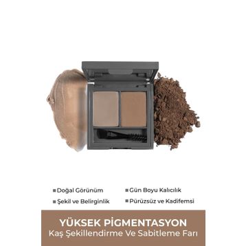 Alix Avien Perfect Fix Brow Palette 702 Kahve Kaş Farı