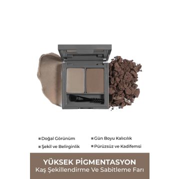 Alix Avien Perfect Fix Brow Palette 703 Koyu Kahve Kaş Farı