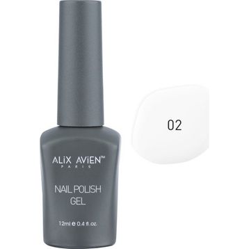 Alix Avien UV Kalıcı 02 Beyaz Jel Oje