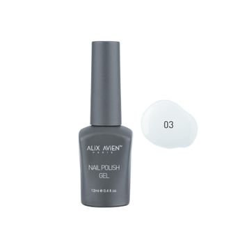 Alix Avien UV Kalıcı 03 İnci Beyaz Jel Oje