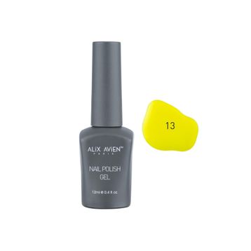 Alix Avien UV Kalıcı 13 Neon Sarı Jel Oje