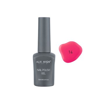 Alix Avien UV Kalıcı 14 Neon Pembe Jel Oje