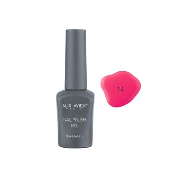 Alix Avien UV Kalıcı 14 Neon Pembe Jel Oje