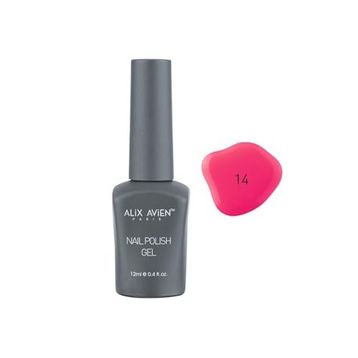 Alix Avien UV Kalıcı 14 Neon Pembe Jel Oje