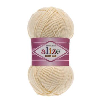 Alize 01 Krem 5'li Cotton Gold El Örgü İpi