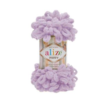 Alize 027 Açık Lila Puffy El Örgü İpi