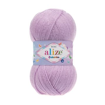Alize 027 Lila Şekerim Bebe El Örgü İpi
