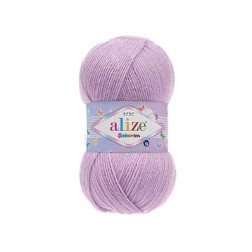 Alize 027 Lila Şekerim Bebe El Örgü İpi
