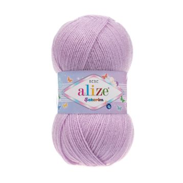 Alize 027 Lila Şekerim Bebe El Örgü İpi