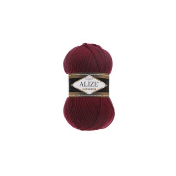 Alize 057 Bordo Lanagold El Örgü İpi