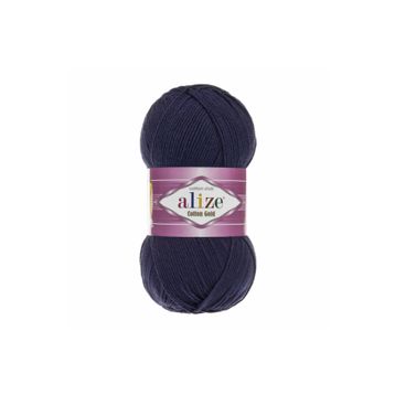 Alize 058 Lacivert 50 gr Cotton Gold Hobby El Örgü İpi