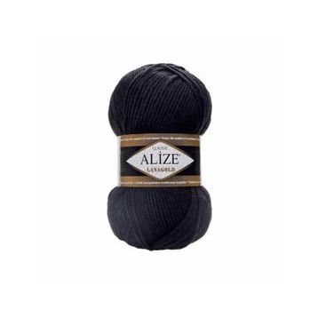 Alize 060 Siyah Lanagold El Örgü İpi