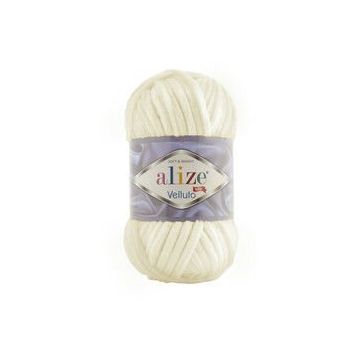 Alize 062 Açık Krem 100 gr Velluto El Örgü İpi