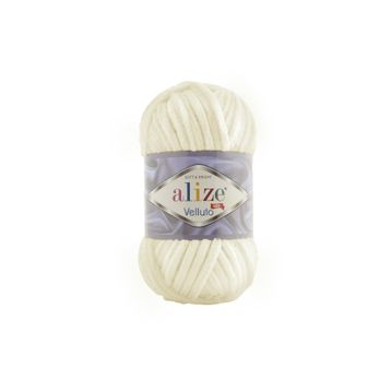 Alize 062 Açık Krem 100 gr Velluto El Örgü İpi