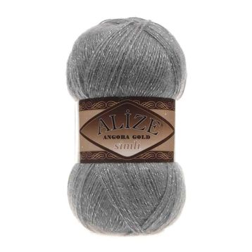 Alize 087 Angora Gold Simli El Örgü İpi