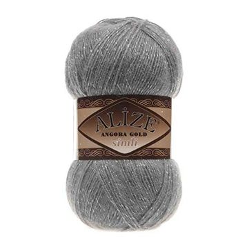 Alize 087 Angora Gold Simli El Örgü İpi