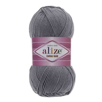 Alize 087 Kömür Grisi Cotton Gold El Örgü İpi