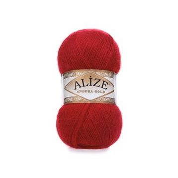 Alize 106 Kırmızı 5'li Diva El Örgü İpi