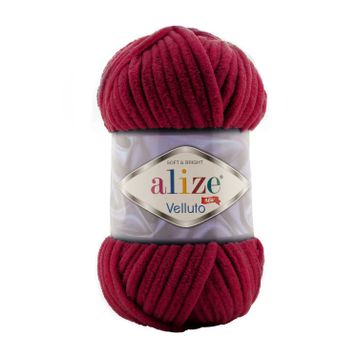 Alize 107 vişne 5'li Velluto El Örgü İpi