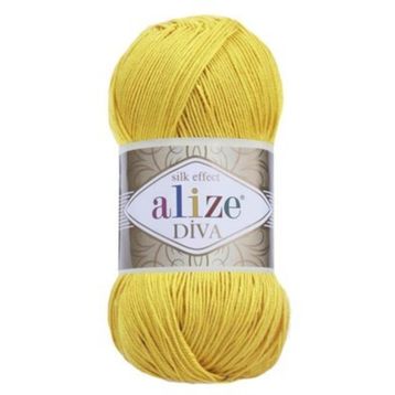 Alize 110 Sarı Diva El Örgü İpi