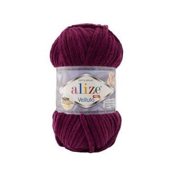 Alize 111 Mürdüm Velluto 100 gr El Örgü İpi