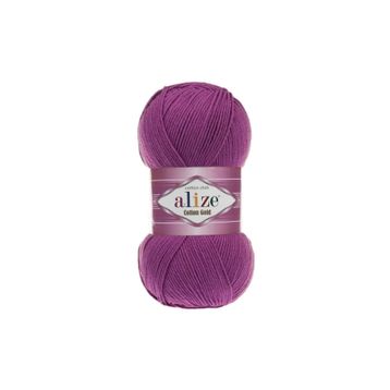 Alize 122 Mürdüm Cotton Gold El Örgü İpi