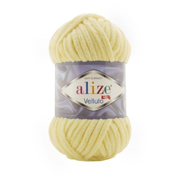 Alize 13 açık Sarı 5'li Velluto El Örgü İpi