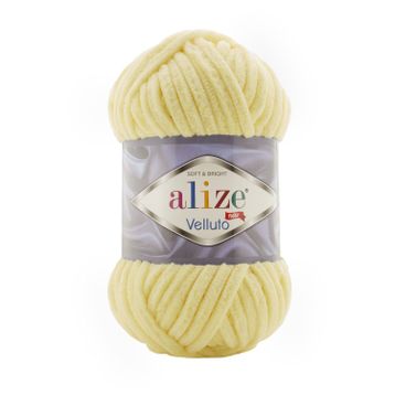 Alize 13 açık Sarı 5'li Velluto El Örgü İpi