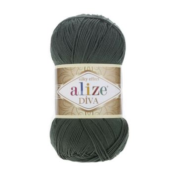 Alize 131 Haki 5'li Diva El Örgü İpi