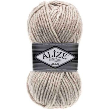Alize 152 Bej Melanj Superlana Maxi Örgü İpi