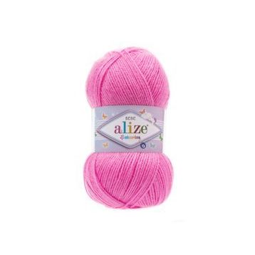 Alize 157 canlı Pembe 5'li Şekerim Bebe El Örgü İpi