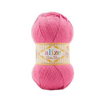 Alize 157 canlı Pembe 5'li Şekerim Bebe El Örgü İpi