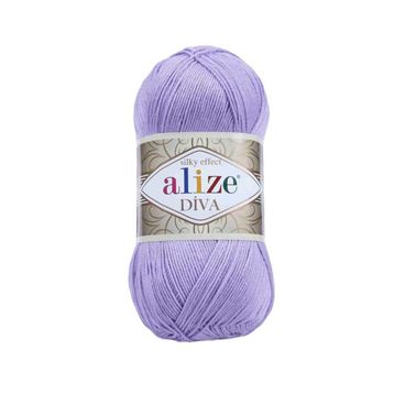 Alize 158 Diva Hazare Çiçeği 100 gr Örgü İpi
