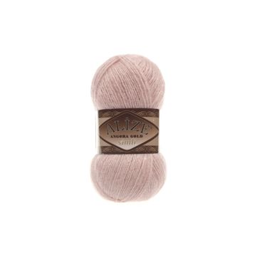 Alize 161 pudra 5'li Angora Gold Simli El Örgü İpi