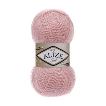 Alize 161 pudra 5'li Angora Gold Simli El Örgü İpi