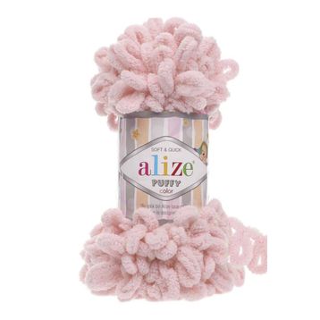 Alize 161 Pudra Puffy El Örgü İpi