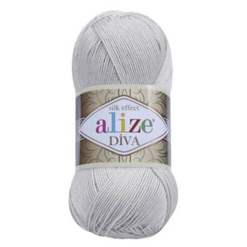 Alize 168 Açık Gri Diva El Örgü İpi