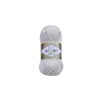 Alize 168 Açık Gri Diva El Örgü İpi