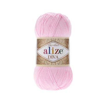 Alize 185 Bebek Pembesi Diva El Örgü İpi