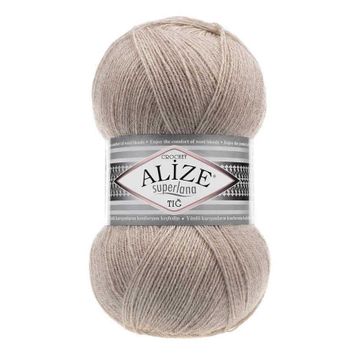 Alize 207 Açık Kahve Superlana 100 gr Örgü İpi