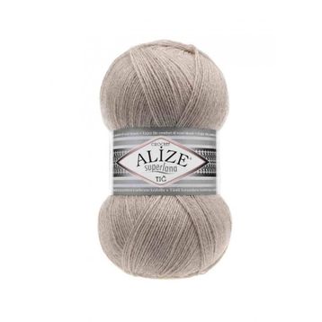 Alize 207 Açık Kahve Superlana 100 gr Örgü İpi