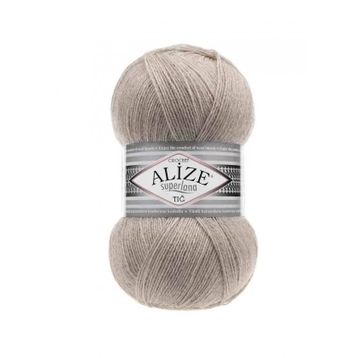 Alize 207 Açık Kahve Superlana 100 gr Örgü İpi