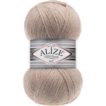 Alize 207 Açık Kahve Superlana 100 gr Örgü İpi