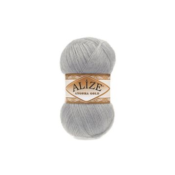 Alize 21 gri 5'li Angora Gold El Örgü İpi