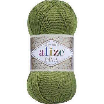 Alize 210 Diva 5 Adet Yeşil Örgü İpi